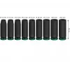 Socket set Bosch PRO 1/2 inch 9-piece, deep black sockets