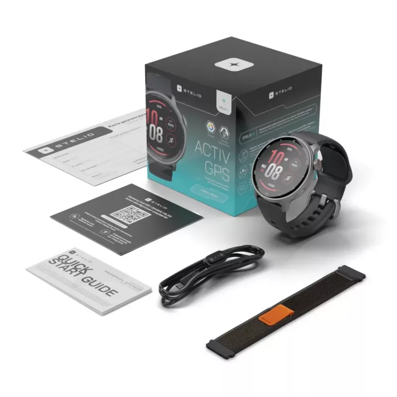 Smartwatch Stelio STSWA101BK Activ GPS 46mm Black