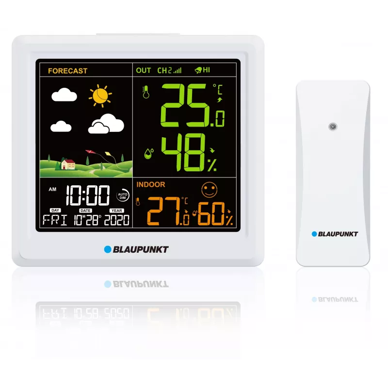 Weather Station BLAUPUNKT WS25WH — indoor/outdoor measurements, wireless sensors