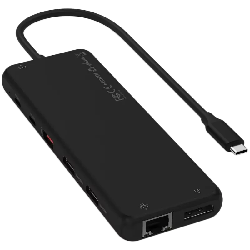 Multiport USB-C Adapter Satechi ST-P3D13K 13-in-1 with Triple Display support