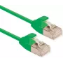 ROLINE GREEN U/FTP Patch Cable Cat.6A (Class EA), LSOH, slim, Green, 0,15 m (21.44.3330)