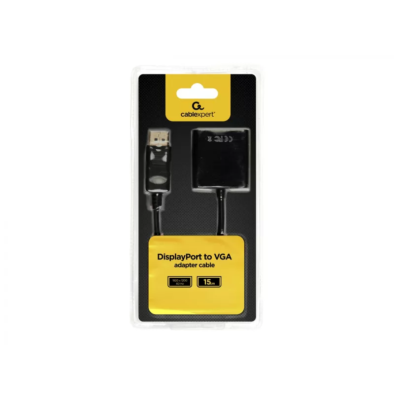 Adapter DisplayPort to VGA black
