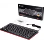 Perixx 11670 Keyboard USB QWERTY German - US English Black (PERIBOARD-422 DE)