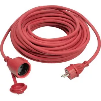 Extension cable AS Schwabe 60271 — 10 m, red