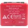 Shelly 1PM Mini Gen4 2-pack — Shelly Wi-Fi smart relay with power metering, compact DIN/module form