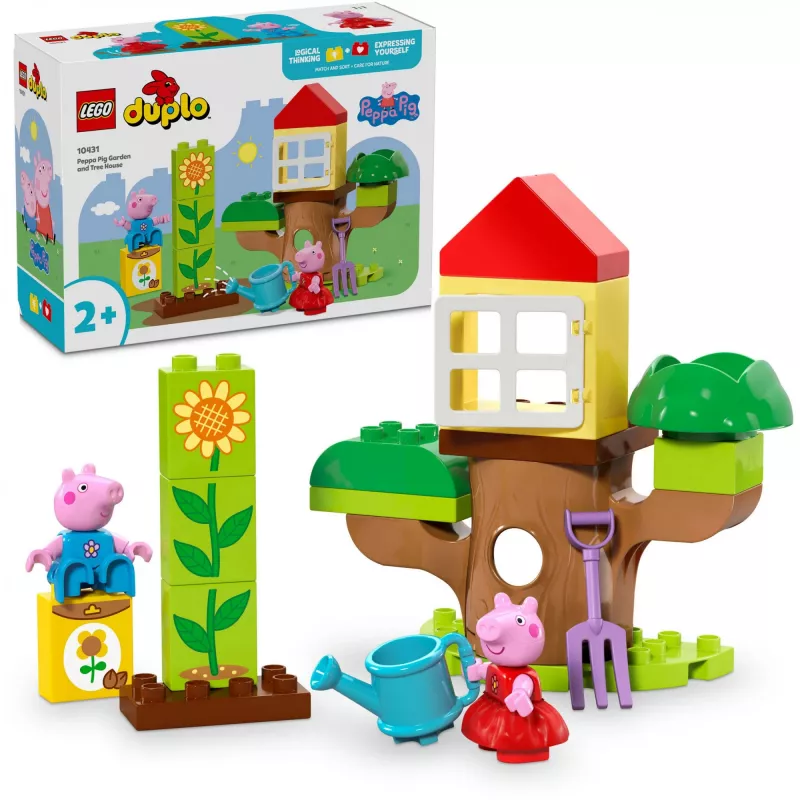 Lego 10431 Duplo Peppa Pig Garden and Tree House Playset