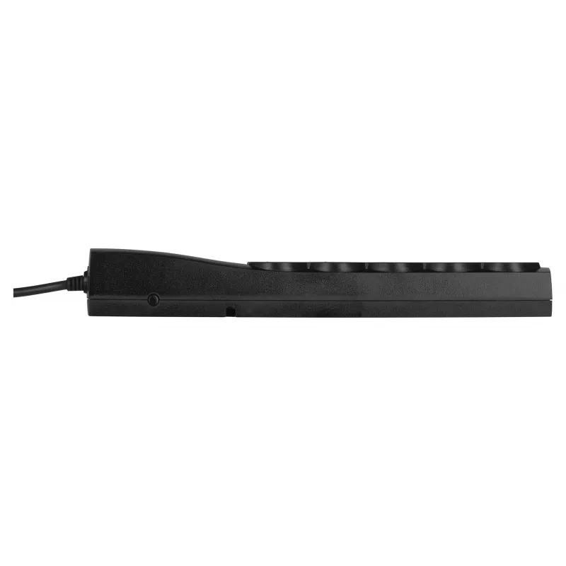 Power strip EVER CLASSIC 5-socket 3 m cable 250 V 10 A with surge protection (175 J) Black
