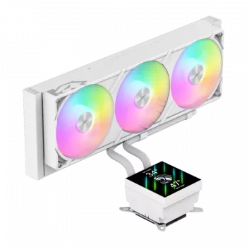 Gamemax CPU Liquid Cooler | GLACIER 360 LCD WH | Intel, AMD