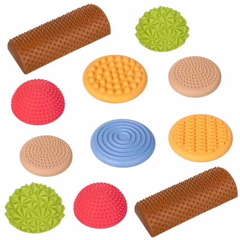 TULLO Fizjo sensory path, pastel, 11 pcs