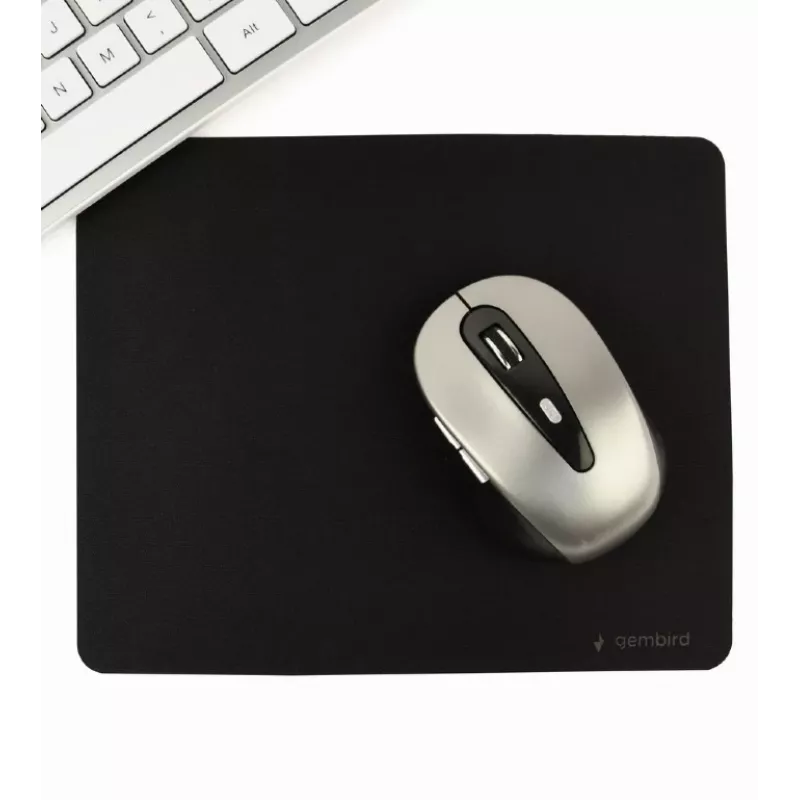 MOUSE PAD BLACK MIDDLE/MP-S-BK-M GEMBIRD
