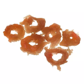 Dog treats PETITTO Soft chicken rings 500 g — soft chicken snack, 500 g pack, protein 40%, moisture 23%