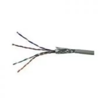 Wentronic Goobay CAT 5e Network Cable, SF/UTP, Grey, 100 m - CU, AWG 24/1 (solid), PVC (15015)
