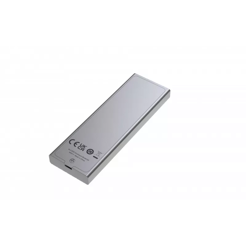 SSD enclosure Lexar E6 Silver M.2, PCIe, USB 3.2 Gen 2 (10 Gbit/s), USB‑C, aluminium, single M.2 up to 4 TB