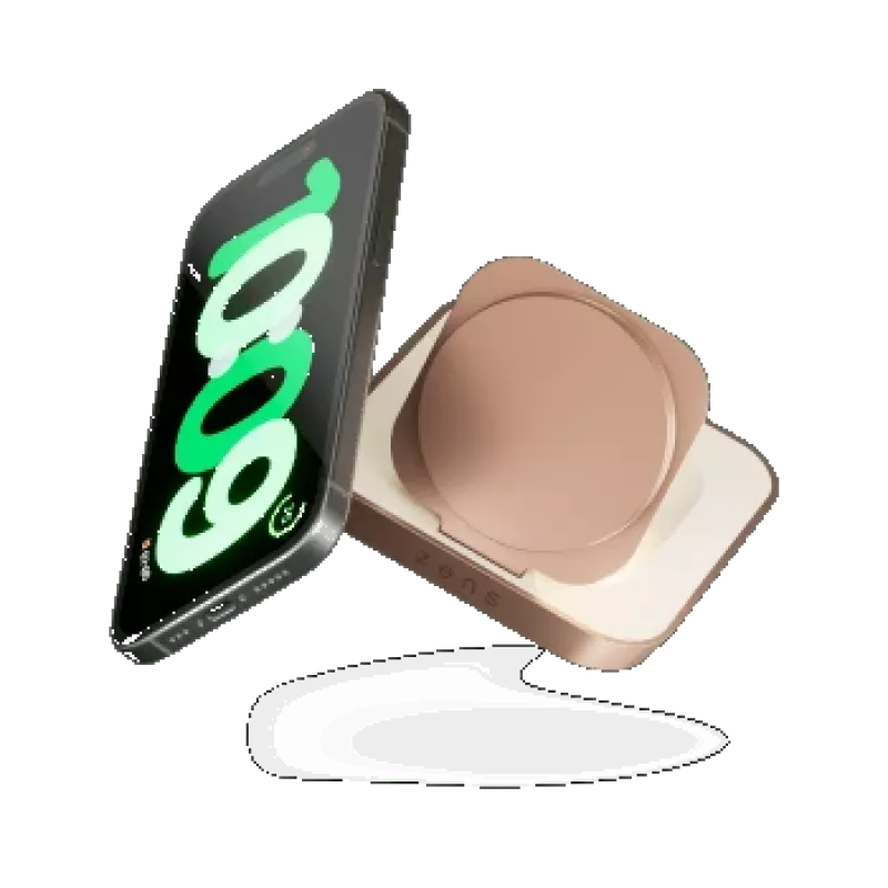 Wireless charger Zens Aluminium Series 20W/15W for Qi‑enabled phones and earbuds