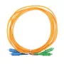 Patchcord Extralink SC/APC to SC/UPC, Single-mode duplex G.657.A1, 3 mm Ø, 3 m