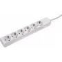 Power strip AS Schwabe 11631 Schuko white, 1-piece, Schuko sockets