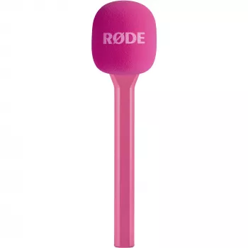 Interview GO handheld interview microphone by Rode, pink