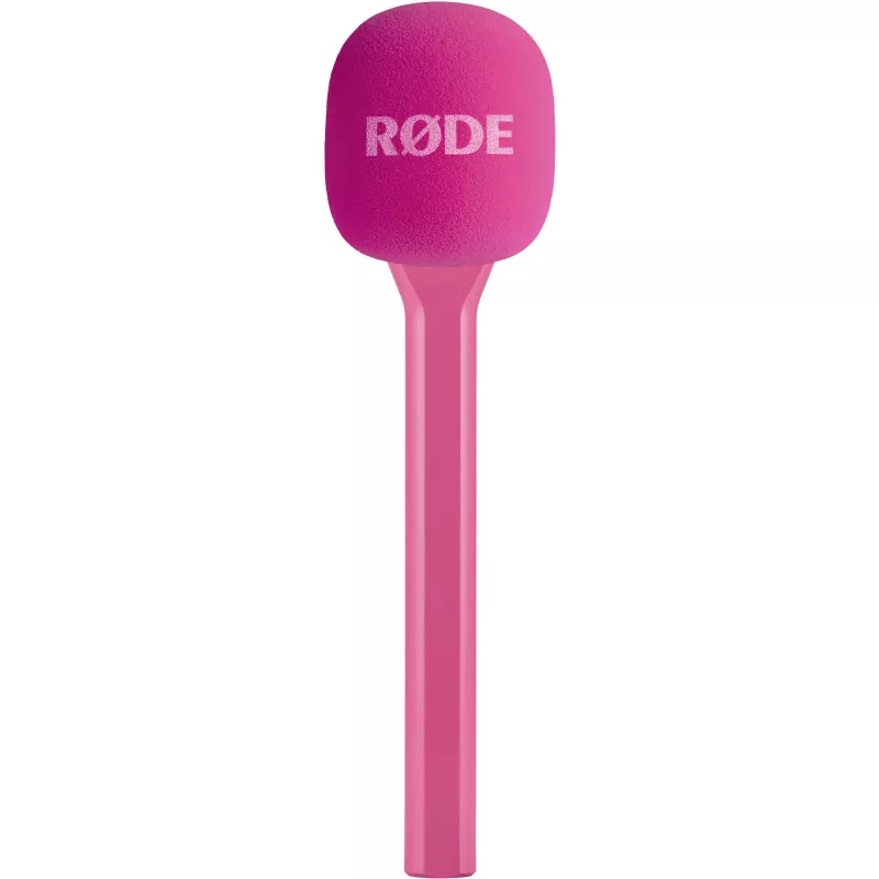 Interview GO handheld interview microphone by Rode, pink