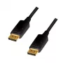 LogiLink DisplayPort AV connection cable (1x DisplayPort - 1x DisplayPort) 1 m black