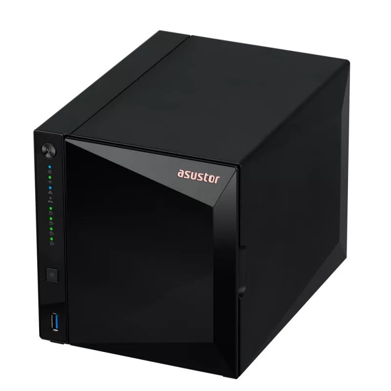 Asustor DRIVESTOR 4 Pro Gen2 AS3304T V2 NAS Realtek RTD1619B 2 GB DDR4 ADM Black