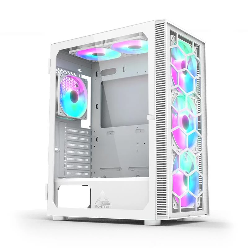 PC Case Montech X3 GLASS Midi Tower White