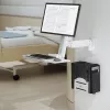 CPU holder MACLEAN MC-116W adjustable height and swivel design for under-desk mounting