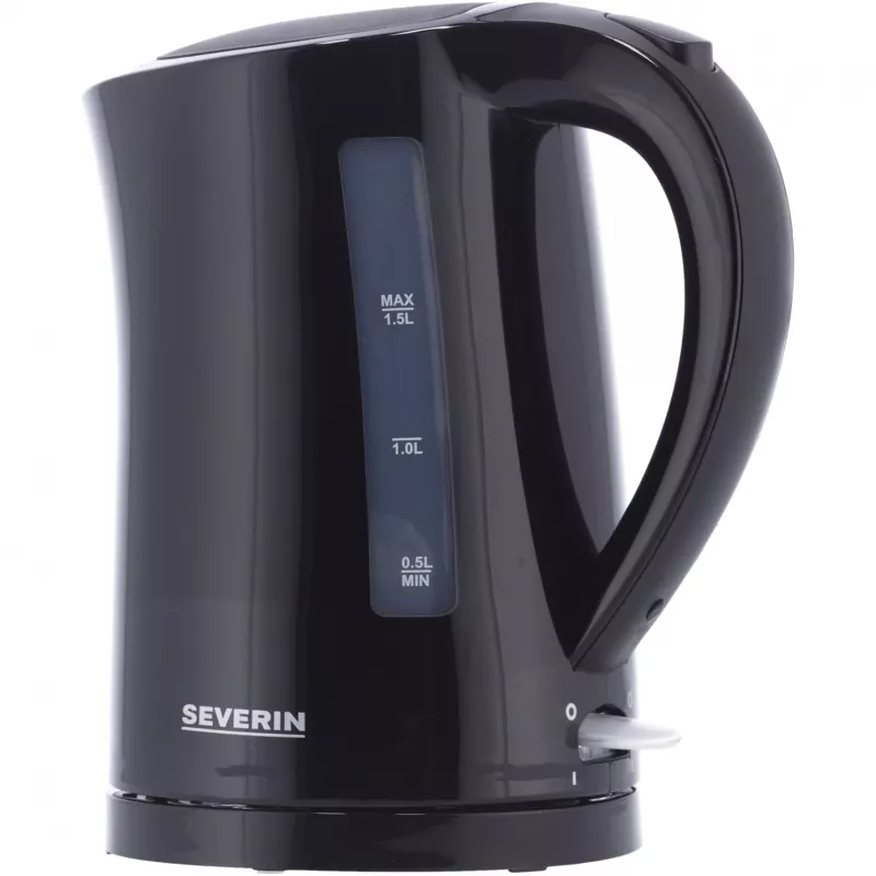 Severin WK 3498 electric kettle 1.5 L 2200 W Black