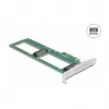 DeLOCK PCI Express 4.0 x8 Card to 2 x internal U.2 NVMe SFF-8639 Bifurcation