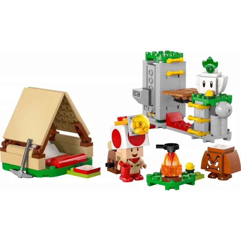 Construction toy LEGO Captain Toad's Camp set 72040 with interactive Super Mario features