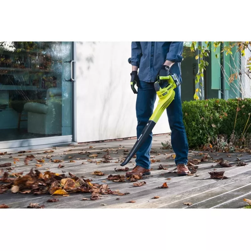 Ryobi OBL1820S cordless leaf blower 245 km/h Black, Green
