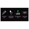 Decorative neon light MANTA SNL90MT Style Neon Lights — Astronaut on Rocket motif