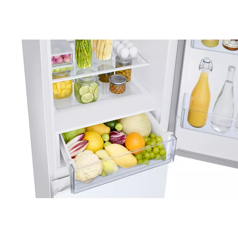 Samsung Refrigerator RB34C670EWW/EF, height 185.3cm, 344l, Energy class E, freezer 114l, fridge 230l