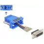 DELOCK D-Sub 15 pin female to RJ12 female assembly kit, blue