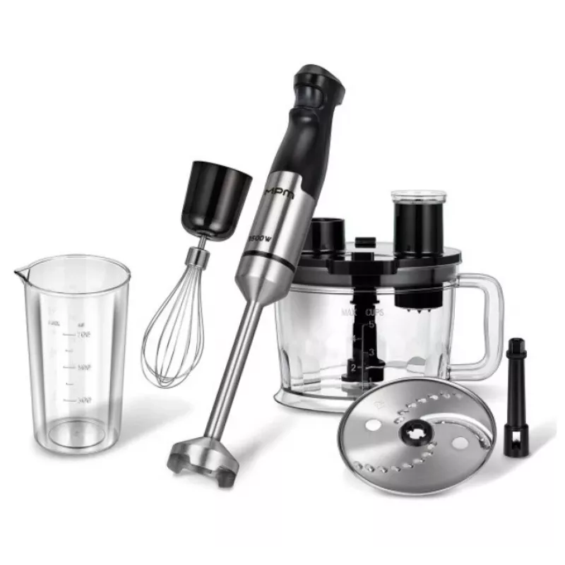 MPM MBL-39M Hand Blender Set, 1500 W, Black