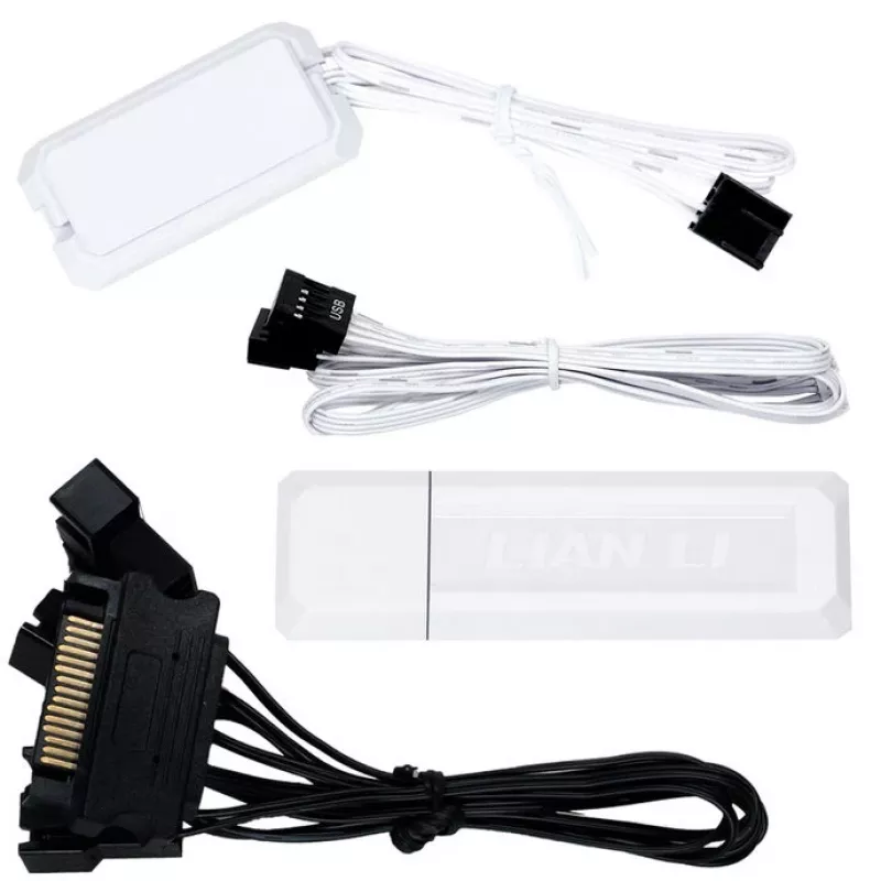 LIAN LI UNI FAN TL Wireless 120mm ARGB Reverse Blade, 3-Pack, White