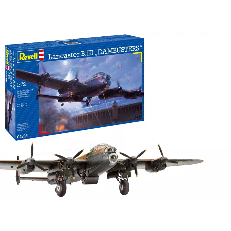 Revell Lancaster B. Iii Dambusters (04295) 1:72 Scale Airplane Plastic Model Kit