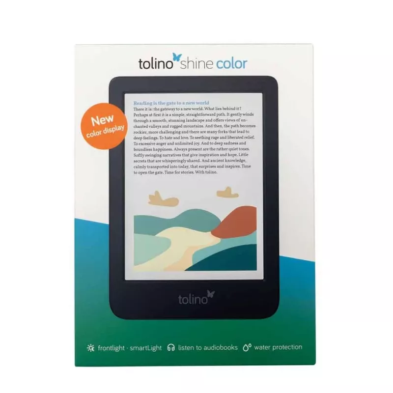 Tolino shine color e-book reader Touchscreen 16 GB Wi-Fi Black