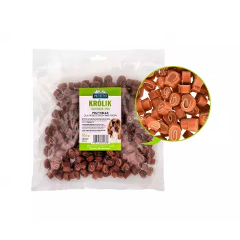 Dog training treats PETITTO Sushi rabbit with fish 500 g, protein 28%, fat 7%, moisture 23%