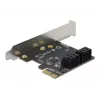 SATA PCI Express x1 Card DeLOCK 90010 Low Profile Form Factor