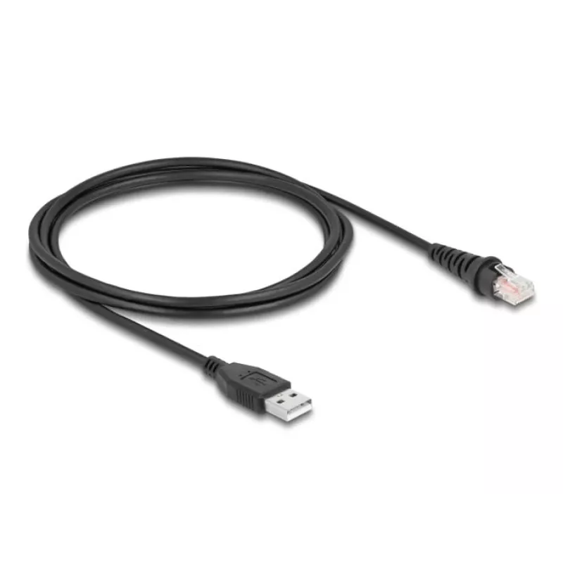 DeLOCK RJ50 to USB 2.0 Type-A Barcode Scanner Cable 2 m