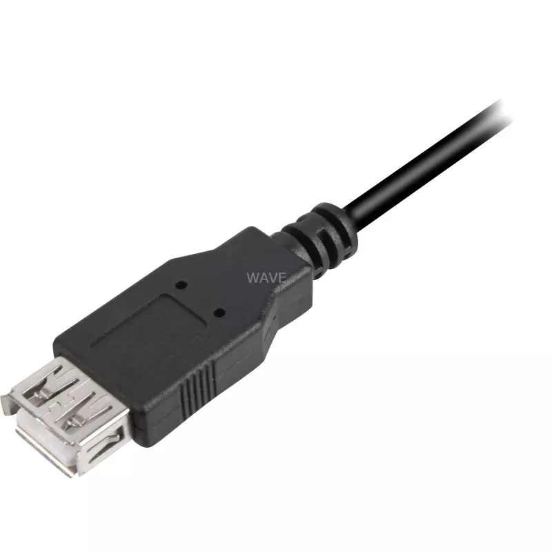 USB Cable Sharkoon USB 2.0 0.5m Black