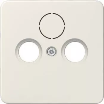 JUNG Cover Plate f. Antenna-Socket Outlet 561SAT ST550 DIN45330 and SAT-TV-Std. White 561SAT (561SAT)
