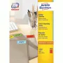 Self-adhesive printer label Avery Coloured Labels Red 105 x 148 mm