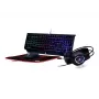 Gaming keyboard GEMBIRD GGS-UMGL4-01 full-size USB QWERTY 104-key US English with mouse, black