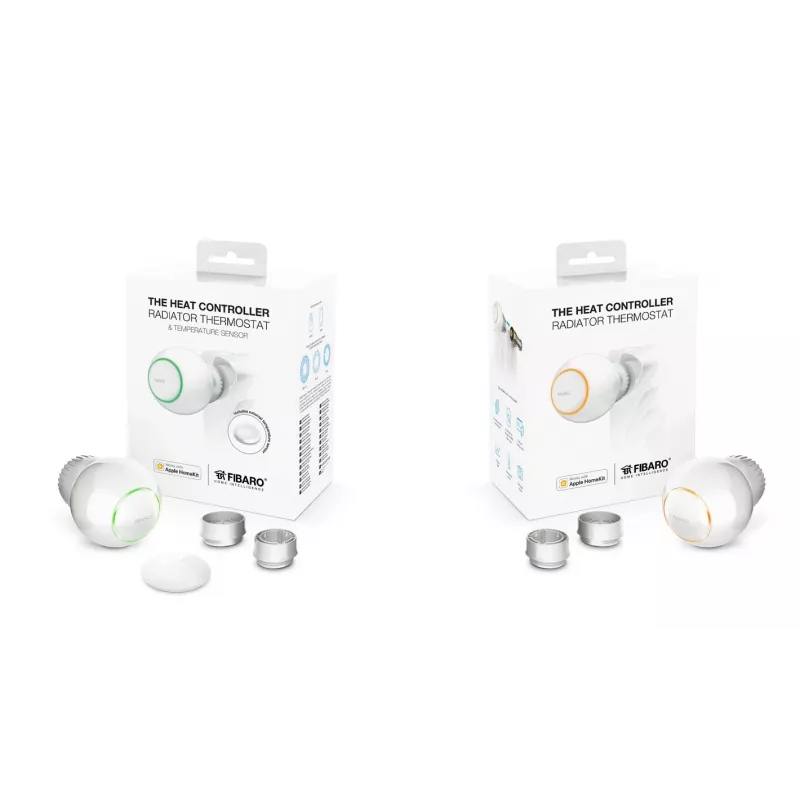 Fibaro The Heat Controller Starter Pack ZW5 EU thermostat Z-Wave White