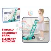 Ride-on bubble mower Madej 007946 blue with bubbles and realistic sound, children's outdoor toy
