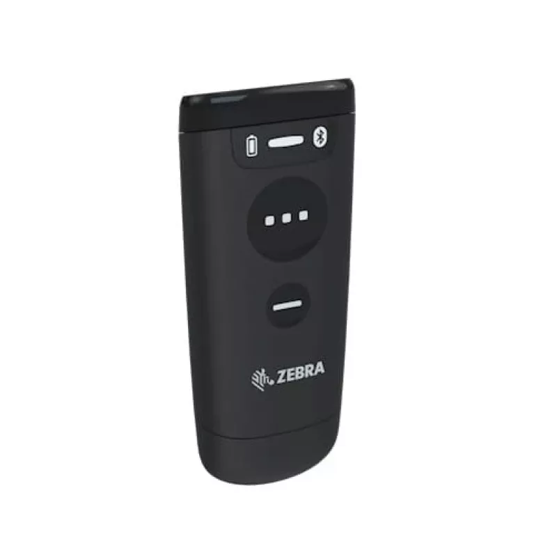 Handheld barcode reader Zebra CS60 1D/2D LED Wireless IP65 Black, Bluetooth/USB, 100 m range, 83 g