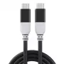 Cable USB-C - USB-C, PD100W, 40Gbps, USB4 (Black, 3m)