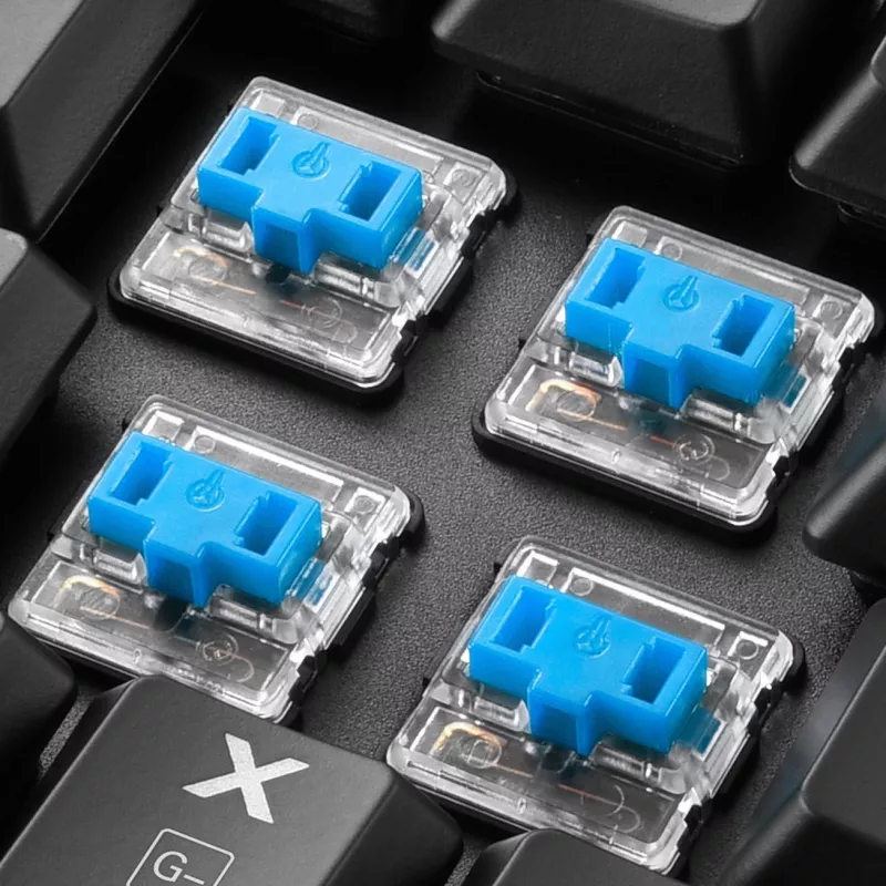 PureWriter RGB, Gaming Keyboard black, FR-Layout, Kailh Choc Low Profile Blue