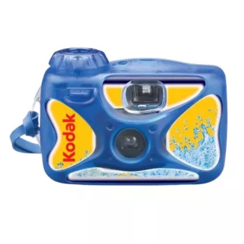 Disposable film camera Kodak 8004707, 35 mm, ISO 800, 27 shots, waterproof to 15 m, electronic shutter, blue